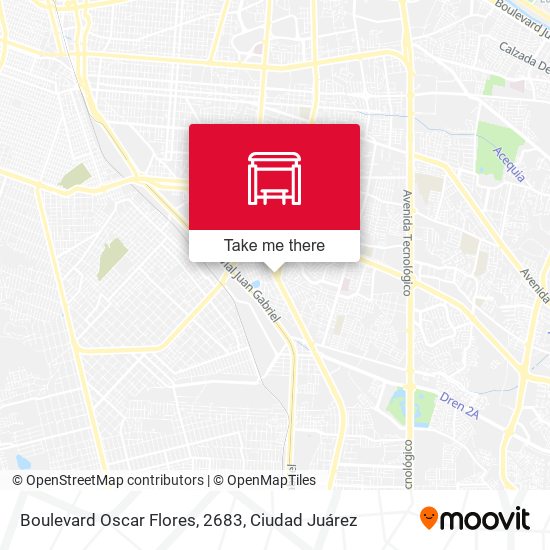 Boulevard Oscar Flores, 2683 map