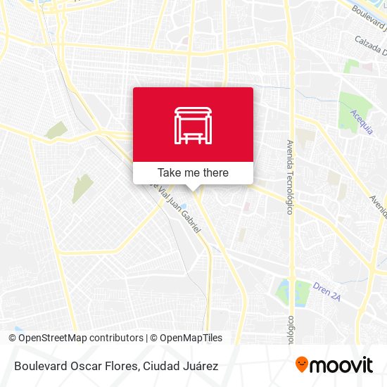 Mapa de Boulevard Oscar Flores