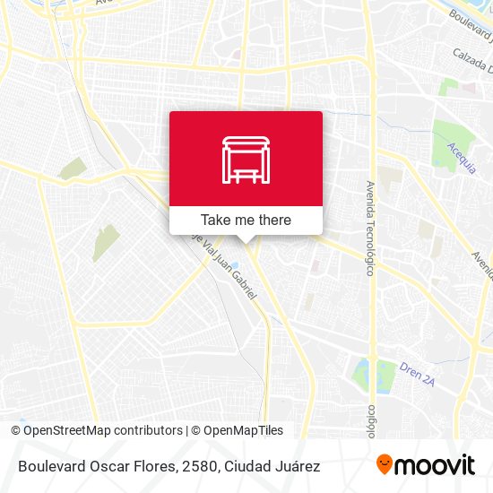 Boulevard Oscar Flores, 2580 map