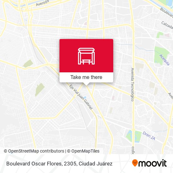 Mapa de Boulevard Oscar Flores, 2305