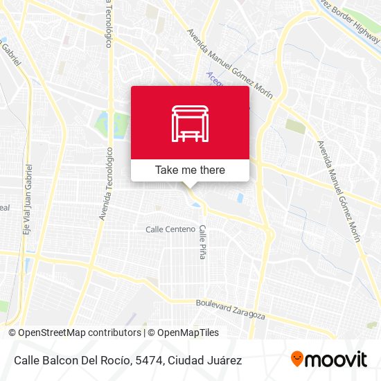 Calle Balcon Del Rocío, 5474 map