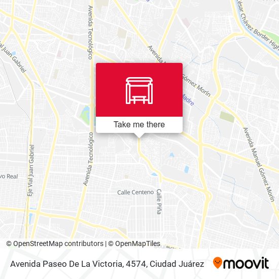 Mapa de Avenida Paseo De La Victoria, 4574