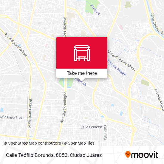 Mapa de Calle Teófilo Borunda, 8053