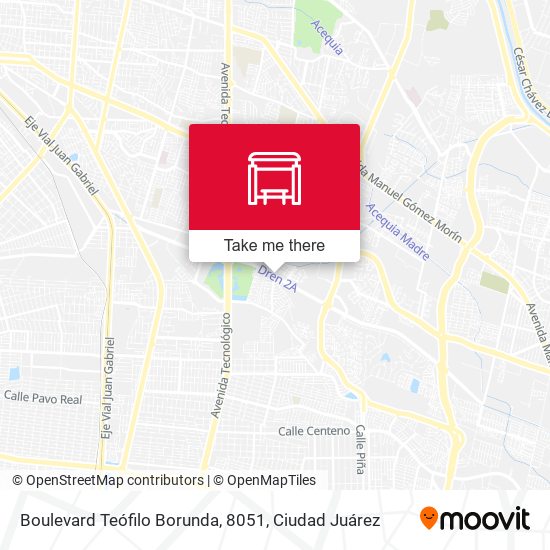 Boulevard Teófilo Borunda, 8051 map