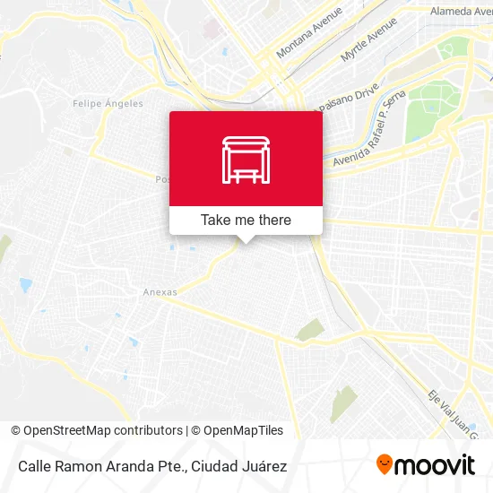 Mapa de Calle Ramon Aranda Pte.