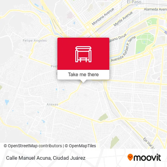 Mapa de Calle Manuel Acuna