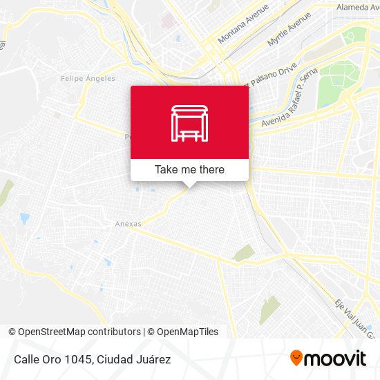 Calle Oro 1045 map