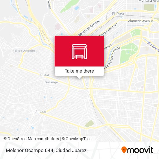 Melchor Ocampo 644 map