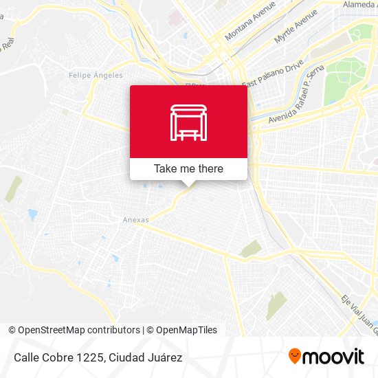 Calle Cobre 1225 map