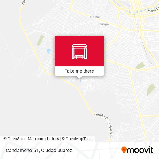 Candameño 51 map
