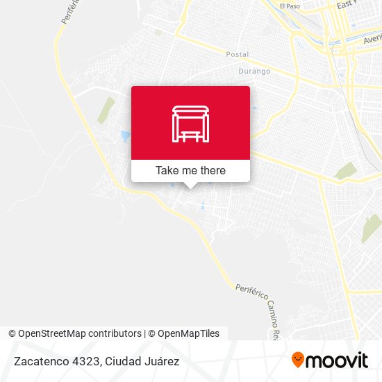 Zacatenco 4323 map