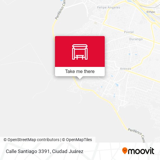 Calle Santiago 3391 map