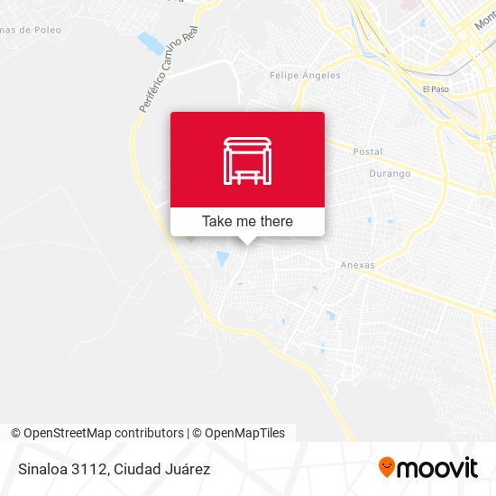 Sinaloa 3112 map