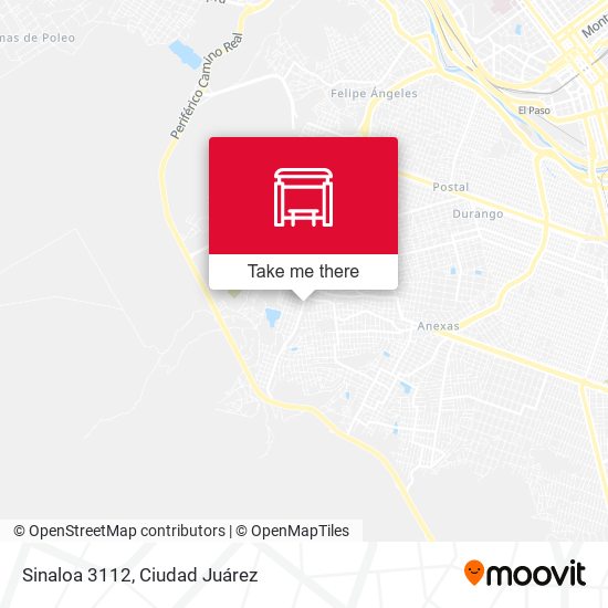 Sinaloa 3112 map