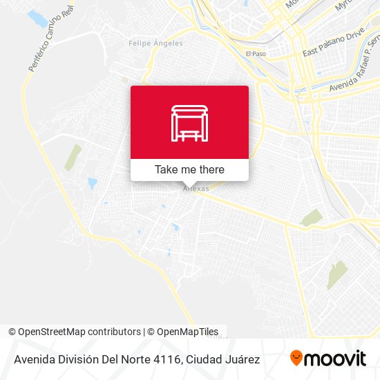 Avenida División Del Norte 4116 map