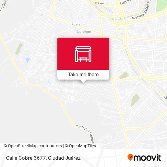 Calle Cobre 3677 map