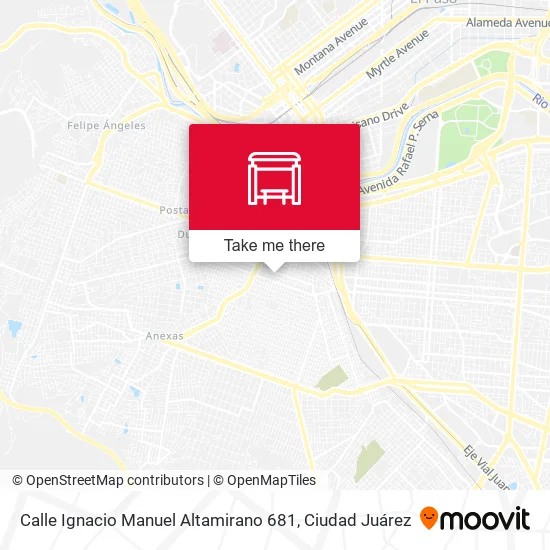 Mapa de Calle Ignacio Manuel Altamirano 681