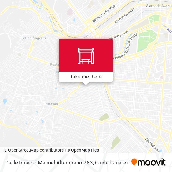 Mapa de Calle Ignacio Manuel Altamirano 783