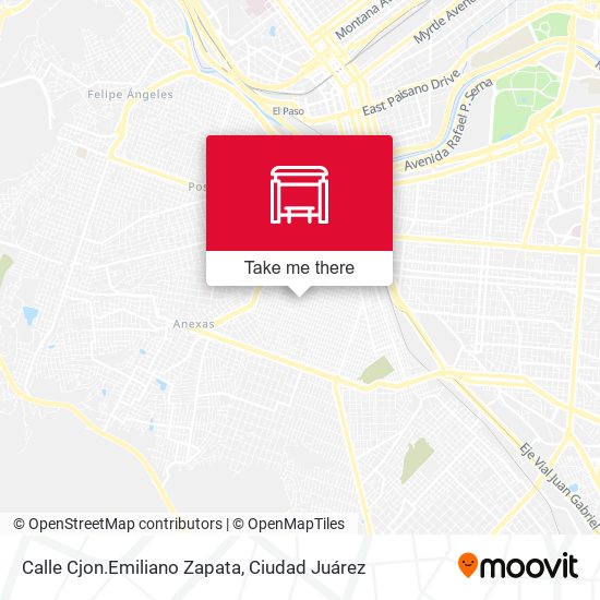 Mapa de Calle Cjon.Emiliano Zapata