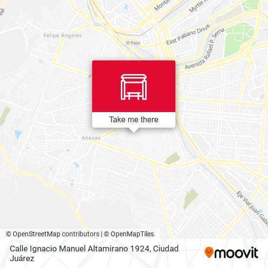Calle Ignacio Manuel Altamirano 1924 map