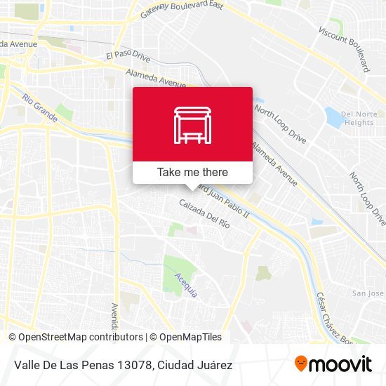 Mapa de Valle De Las Penas 13078
