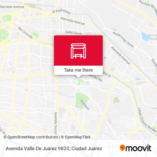Mapa de Avenida Valle De Juárez 9820