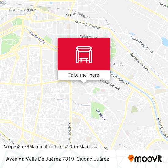 Avenida Valle De Juárez 7319 map