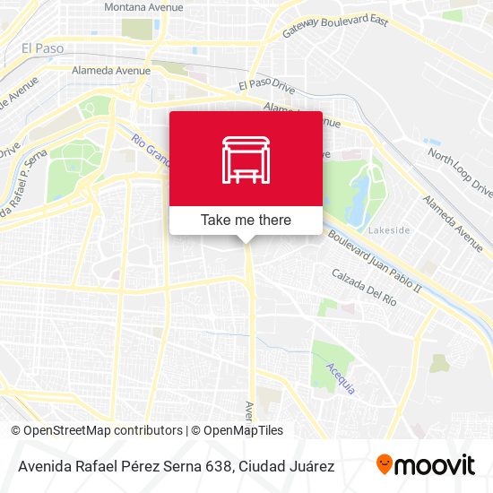 Mapa de Avenida Rafael Pérez Serna 638