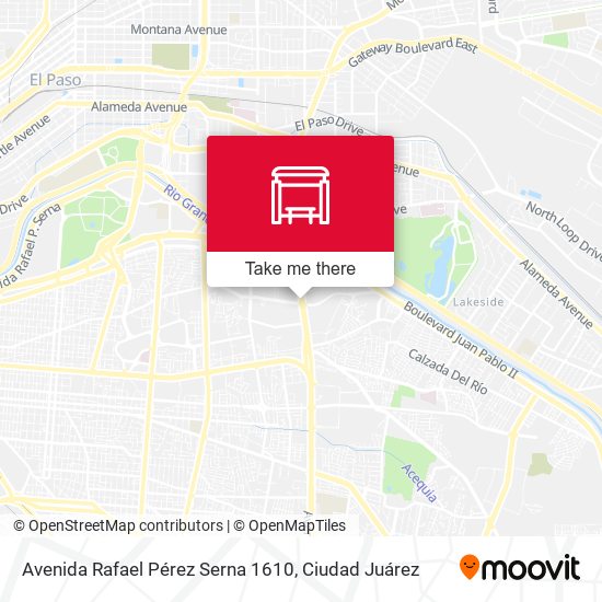 Mapa de Avenida Rafael Pérez Serna 1610