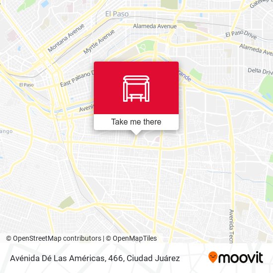 Avénida Dé Las Américas, 466 map