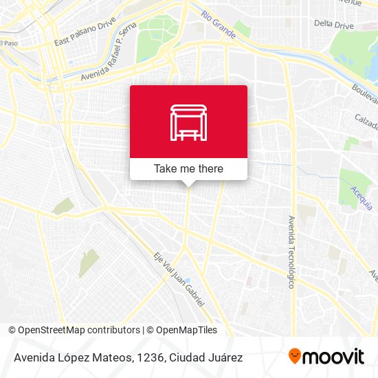 Avenida López Mateos, 1236 map