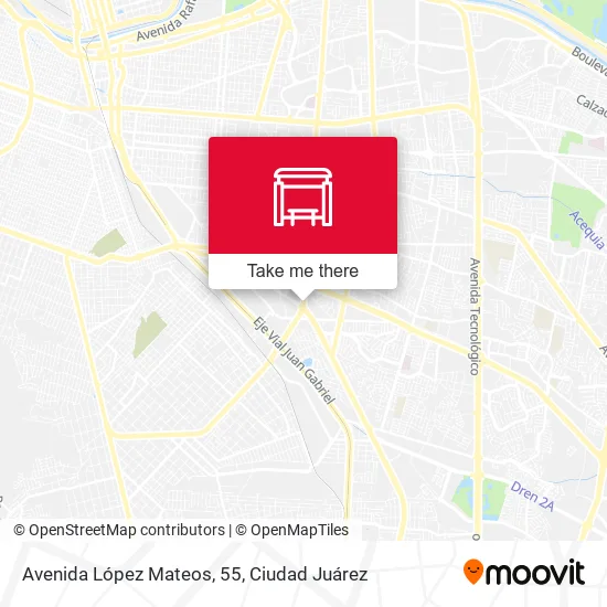 Mapa de Avenida López Mateos, 55