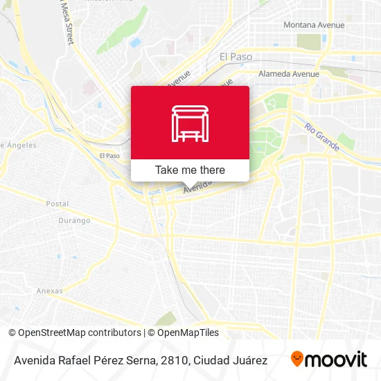 Mapa de Avenida Rafael Pérez Serna, 2810