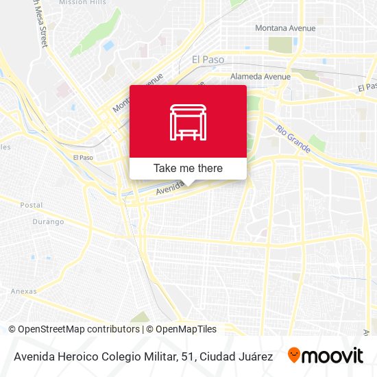 Mapa de Avenida Heroico Colegio Militar, 51