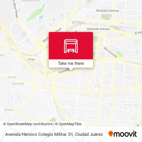 Mapa de Avenida Heroico Colegio Militar, 51