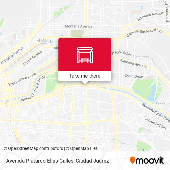 Mapa de Avenida Plutarco Elías Calles