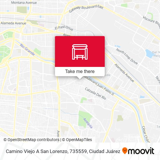 Mapa de Camino Viejo A San Lorenzo, 735559