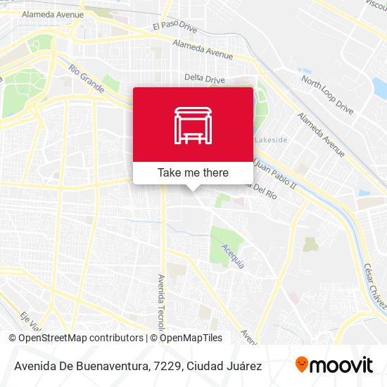 Avenida De Buenaventura, 7229 map