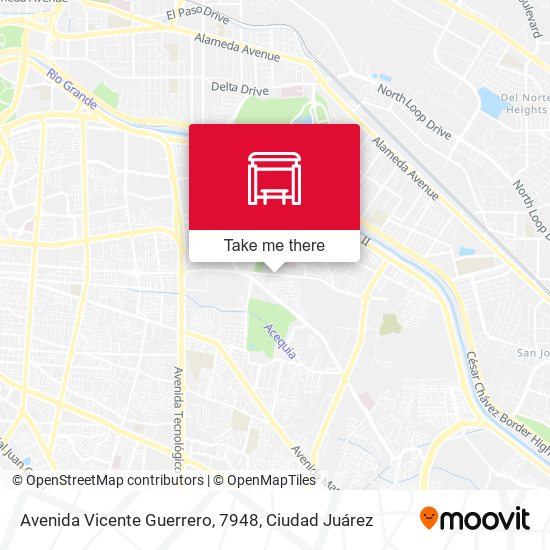 Avenida Vicente Guerrero, 7948 map