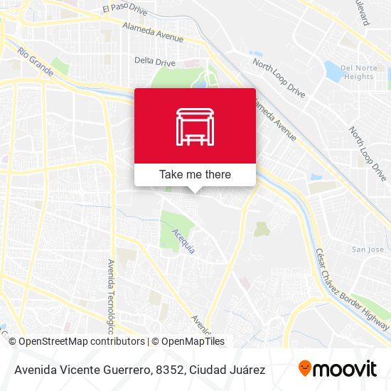 Avenida Vicente Guerrero, 8352 map