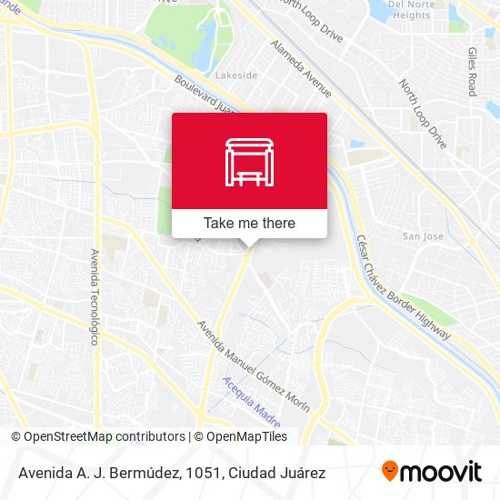 Avenida A. J. Bermúdez, 1051 map