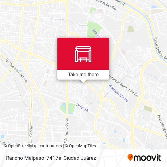 Rancho Malpaso, 7417a map