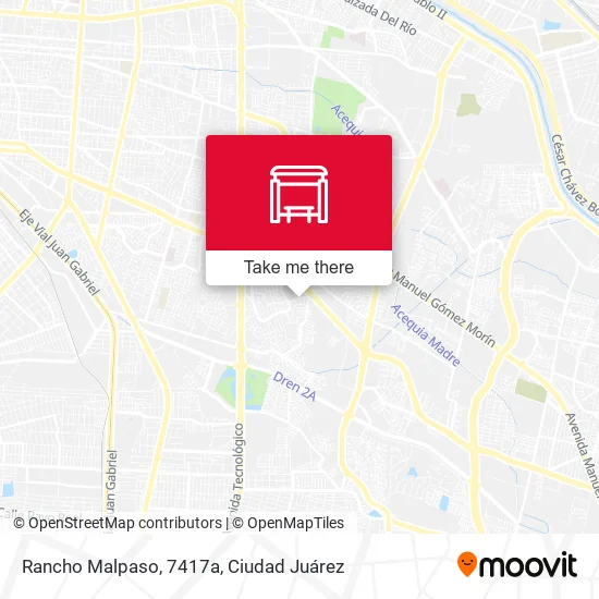 Mapa de Rancho Malpaso, 7417a
