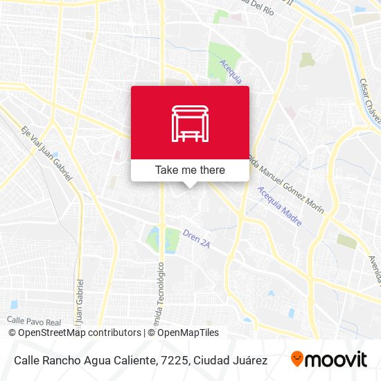Calle Rancho Agua Caliente, 7225 map