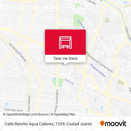Calle Rancho Agua Caliente, 7209 map