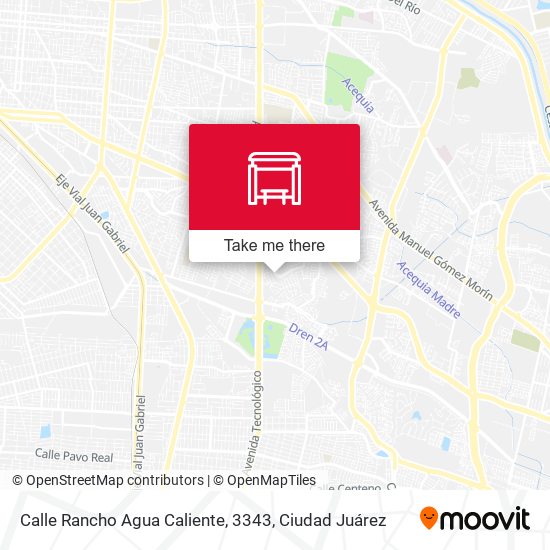 Calle Rancho Agua Caliente, 3343 map