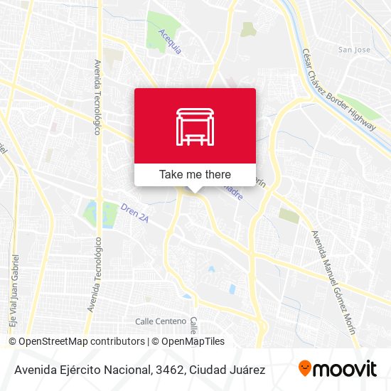 Mapa de Avenida Ejército Nacional, 3462