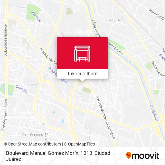 Boulevard Manuel Gómez Morín, 1013 map