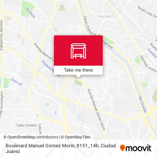 Mapa de Boulevard Manuel Gómez Morín, 8151_14b