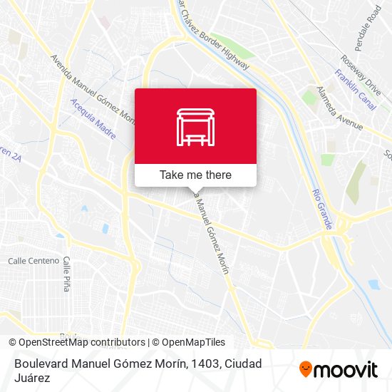 Boulevard Manuel Gómez Morín, 1403 map
